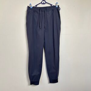 Rhoback Mens Performance Joggers Charcoal Grey Size M